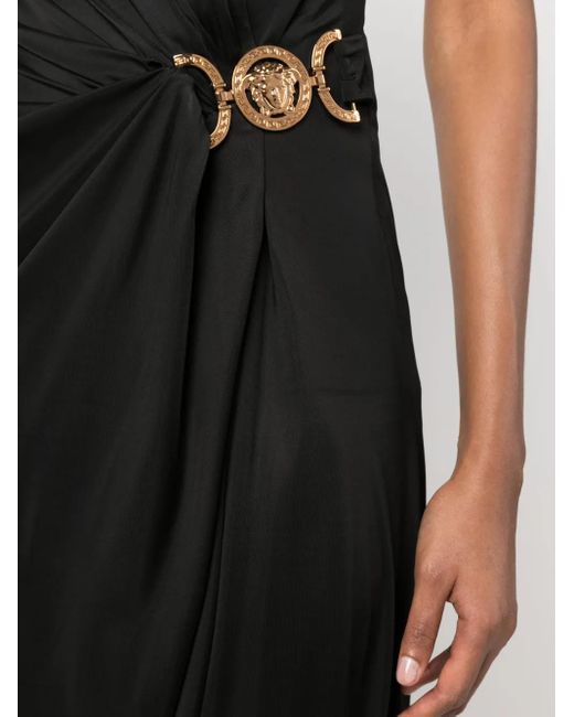 Versace Black Jersey Dress