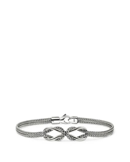 John Hardy White Infinite Love Knot Bracelet