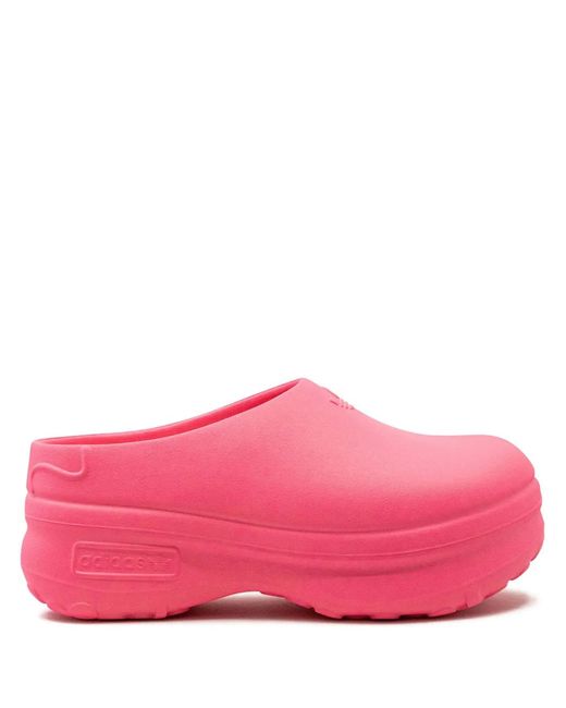 Adidas Pink Adifom Stan Smith "Lucid" Mules