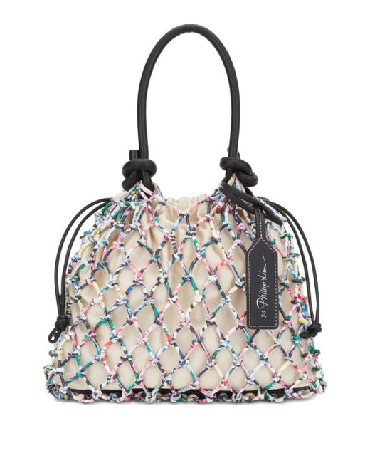 Bolso shopper Sac con cordones 3.1 Phillip Lim de color Metallic