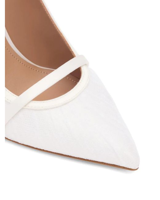 Malone Souliers Maureen 70mm ミュール White