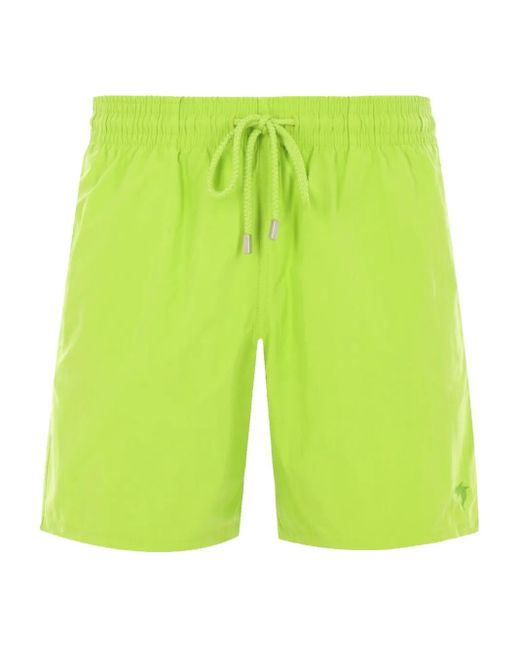 Vilebrequin Badeshorts Mit Logo-Patch in Green für Herren