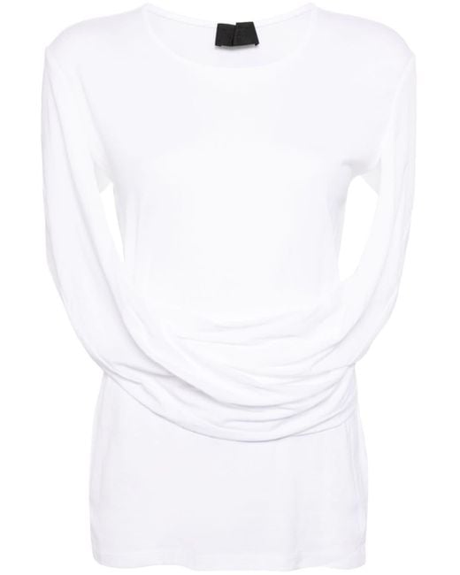 Puppets and Puppets White Straightjacke Top