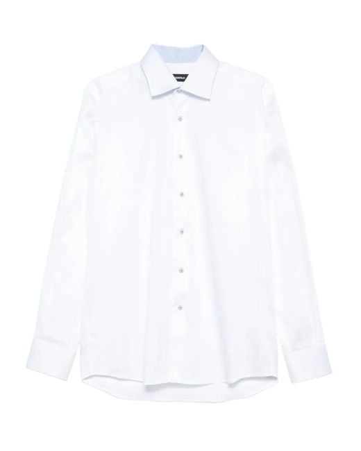 Karl Lagerfeld White Button-Down Shirt for men