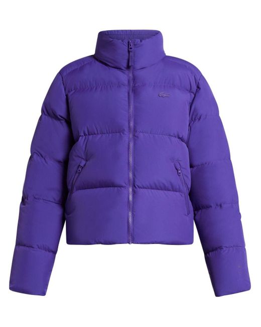 Plumífero Collapsible Lacoste de color Purple
