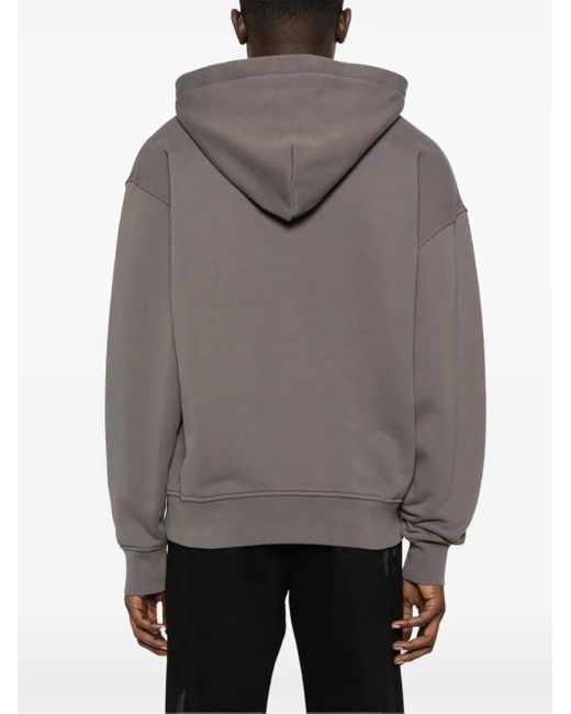 メンズ Palm Angels Bear-print Hoodie Gray