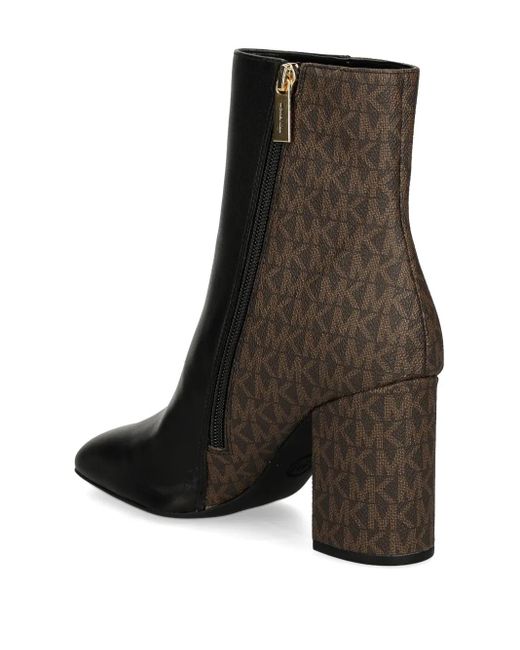 MICHAEL Michael Kors Black Perla Ankle Boots