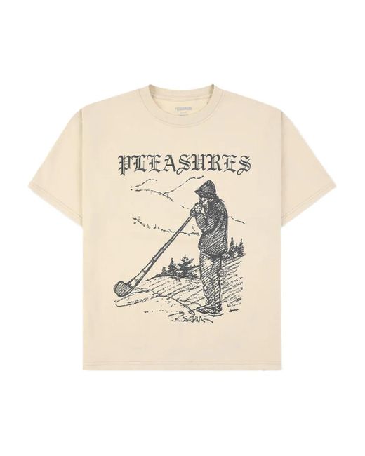 Pleasures Natural Pipe T-Shirt for men