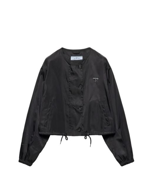 Cazadora De Re-Nylon Prada de color Black