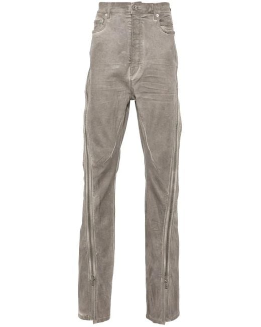 Rick Owens Gray Bolan Banana Jeans for men