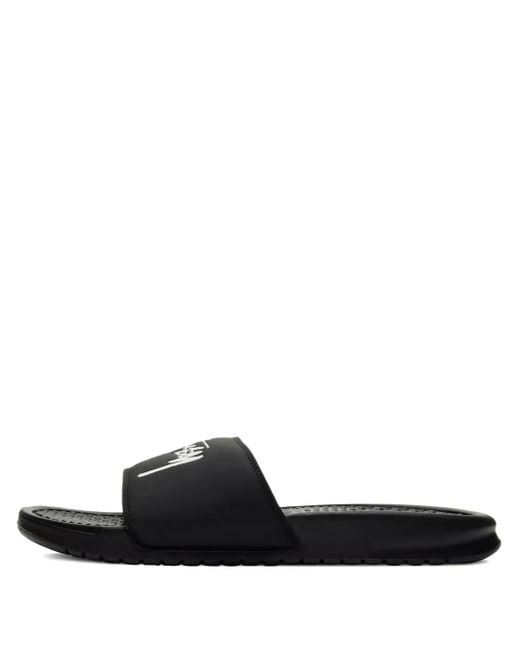 Nike Black Benassi Slides for men