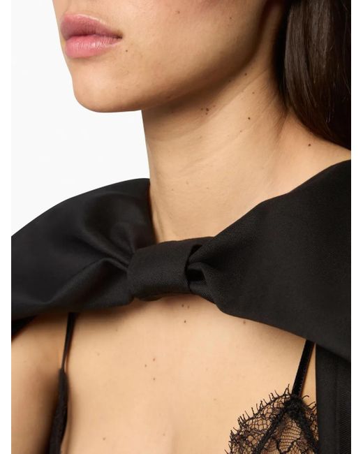 Nina Ricci Black Gabardine Cape