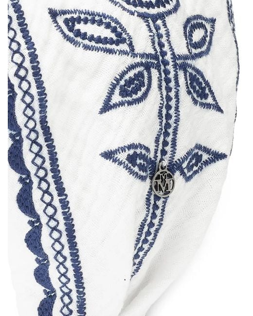 Maison Michel Blue Mariah Headband