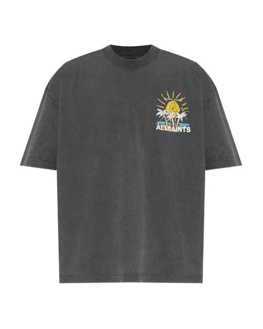 AllSaints Gray Cove T-Shirt for men