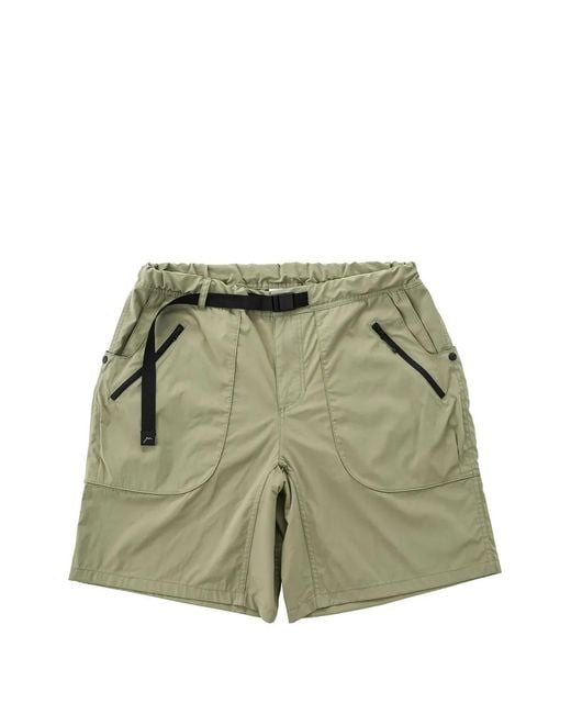 CAYL Green 8-Pocket Hiking Shorts for men