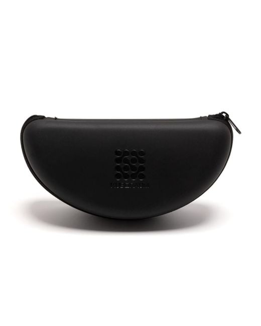 Gafas de sol E50 con montura oversize Kuboraum de color Black