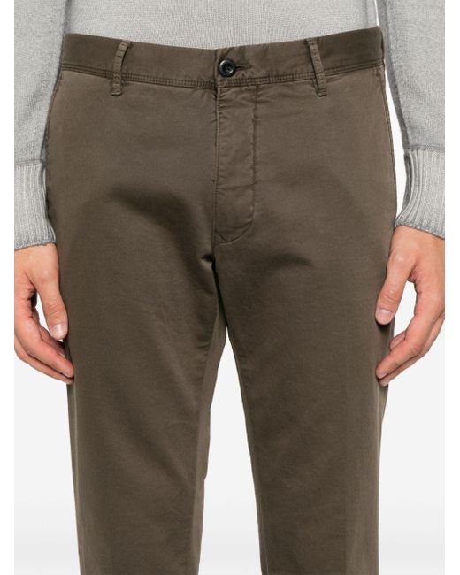 Incotex Brown Cotton Chinos for men