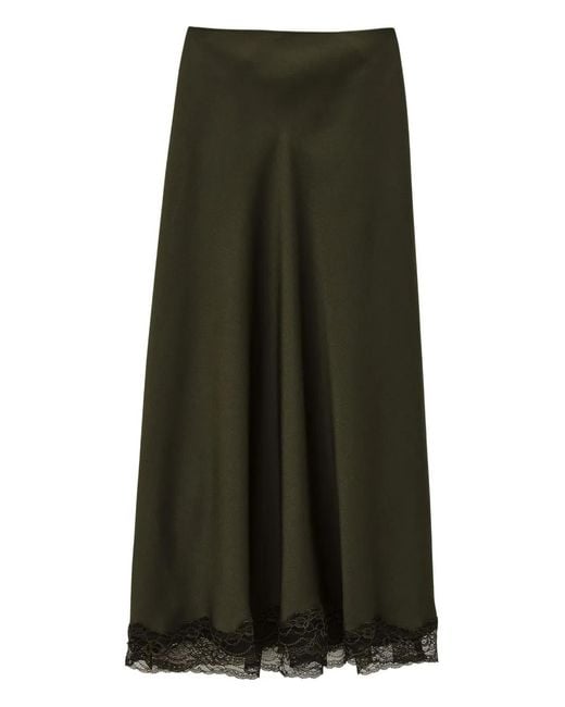 Falda Cyla Midi Ba&sh de color Green