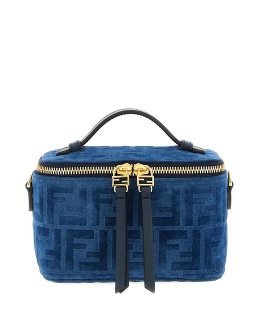 Fendi Blue Vanity Mini Bag