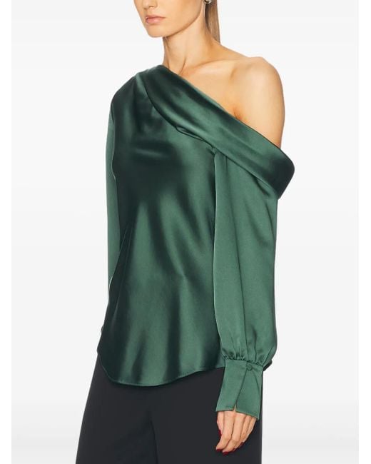 Jonathan Simkhai Alice Blouse in het Green