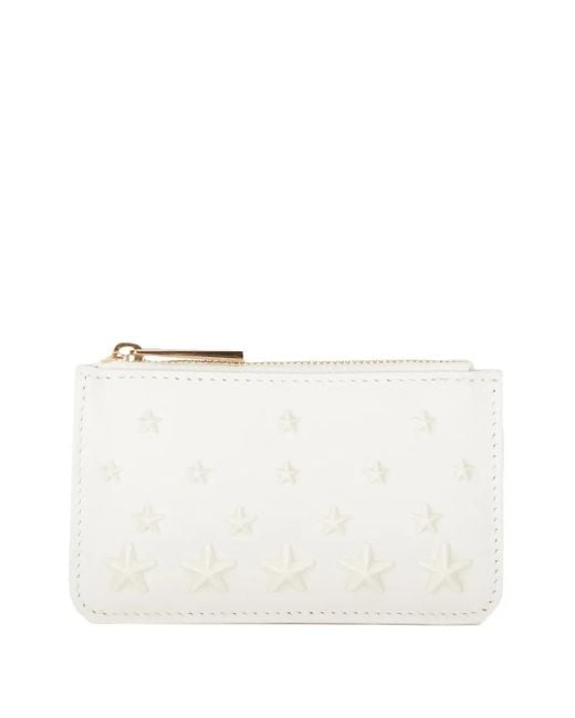 Jimmy Choo ファスナー財布 White