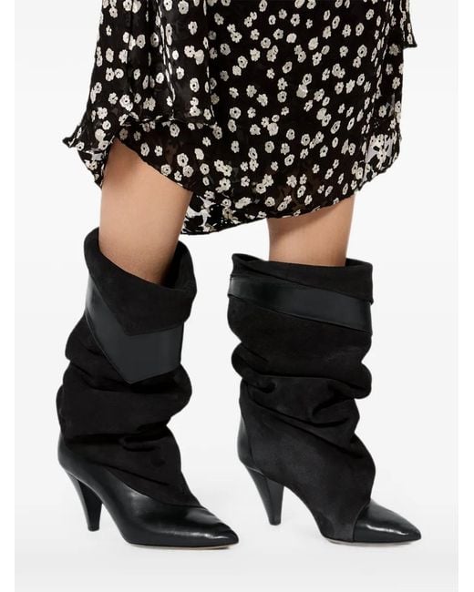 Isabel Marant Black Lezra High Boots