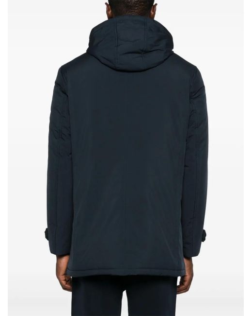 Corneliani Blue Hooded Jacket for men