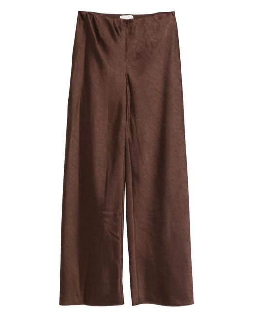 Vince Brown Wide Leg Trousers