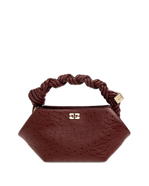 Ganni Brown Small Bou Bag