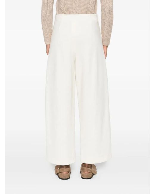 Max Mara White Ebrien Trousers