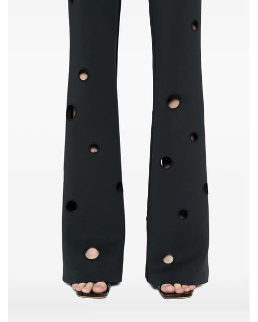 Cynthia Rowley Black Peekaboo Hose