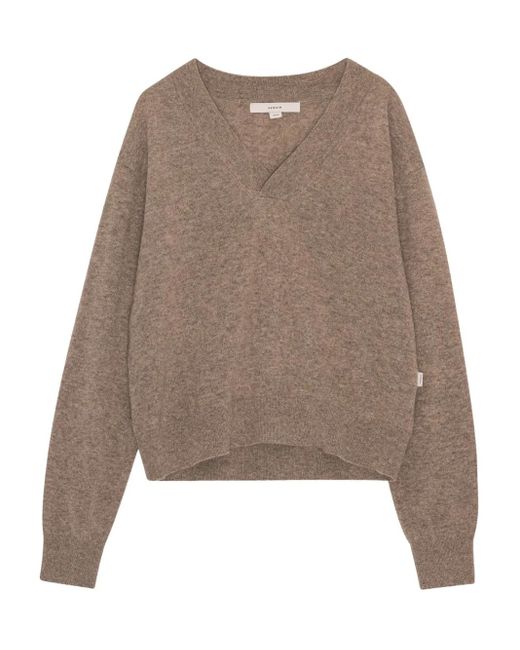 Remain Vネック セーター Brown