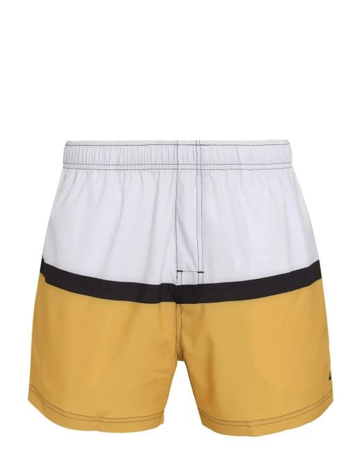 Short De Bain À Design Colour Block Osklen pour homme en coloris White