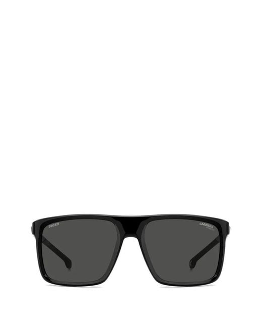 Carrera Black Rectangle-Frame Sunglasses for men