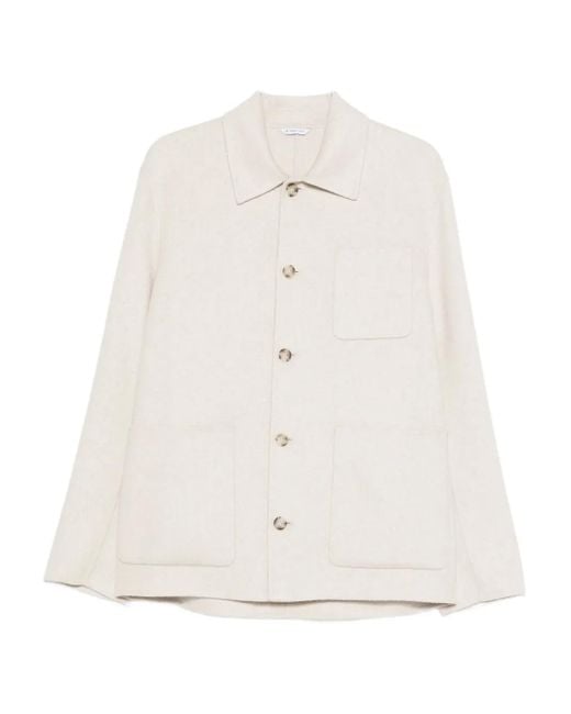 Sobrecamisa de manga larga Manuel Ritz de hombre de color White
