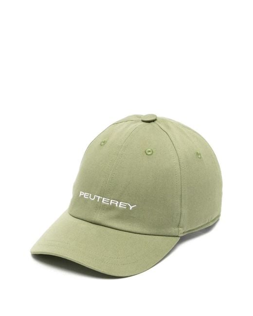Peuterey Green Logo Baseball Hat for men