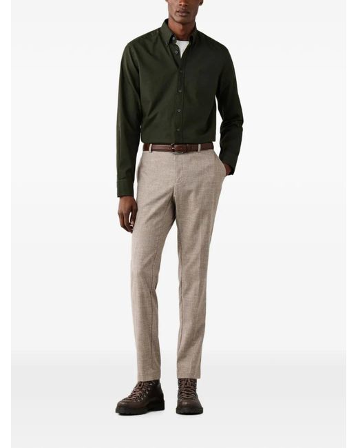 Hackett Green Brompton Button-Down Oxford Shirt for men