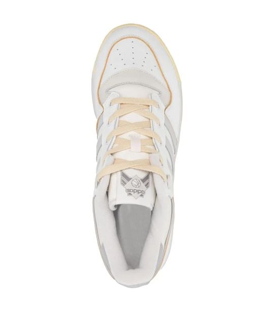 Adidas White Rivalry Sneakers for men