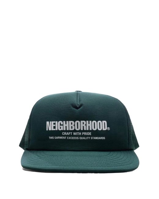 Neighborhood Baseballkappe mit Logo-Print in Green für Herren