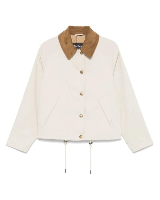 Barbour White Sofie Jacket