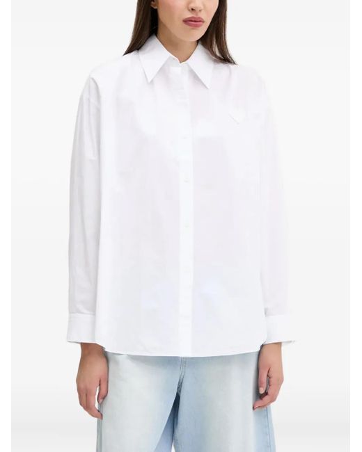 HUGO White Happy Printed Shirt