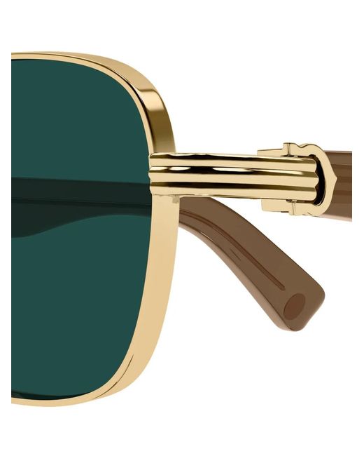 Cartier Green Square-Frame Sunglasses for men