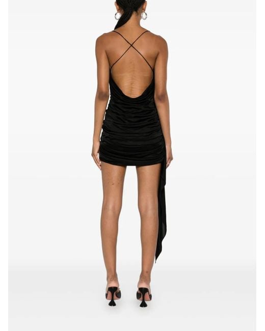 GIUSEPPE DI MORABITO Black Minikleid Mit Brosche