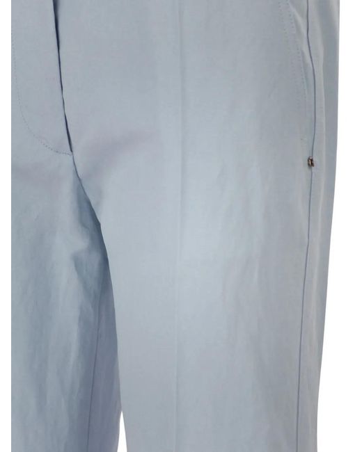 Sportmax Blue Spxfragola Flared Trousers