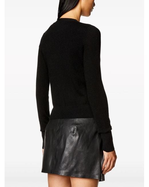 DIESEL Black Sweaters
