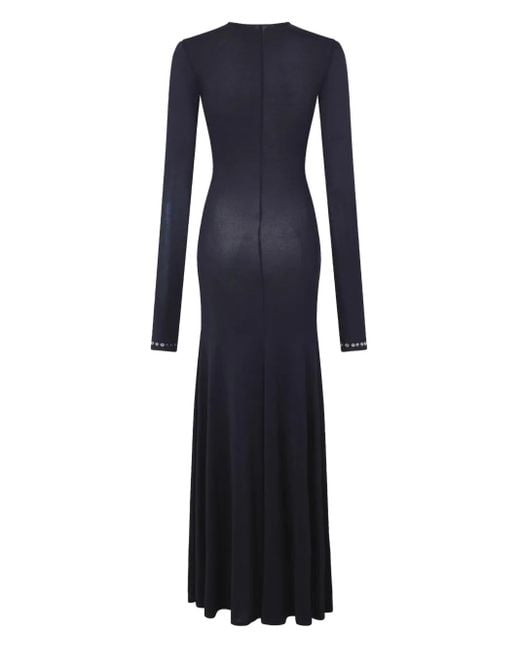 Robe Longue À Détail De Découpe Rabanne en coloris Blue