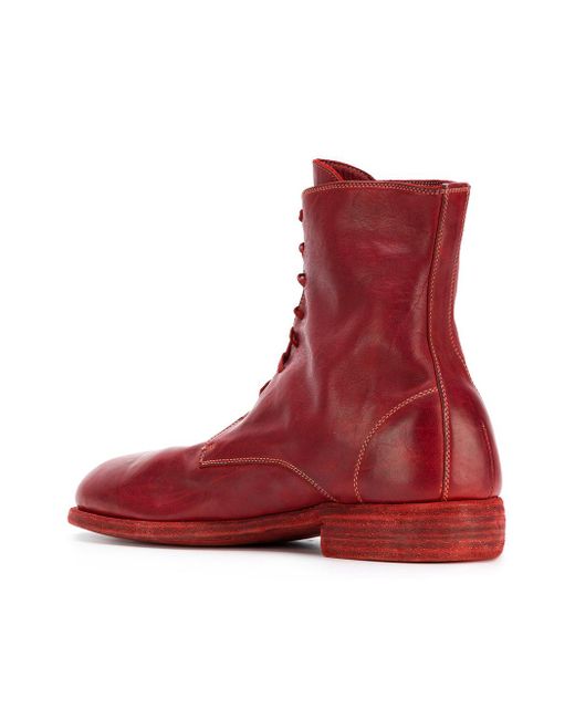 red guidi boots