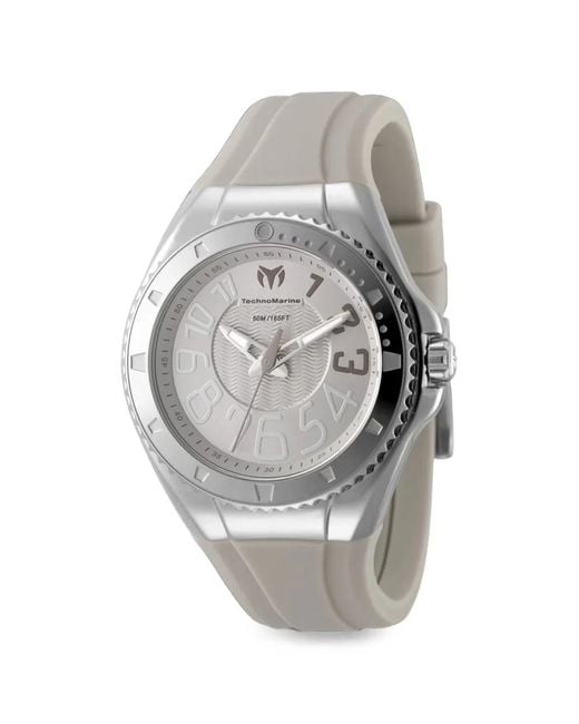 TechnoMarine Gray Lusso Mare 44Mm Watch