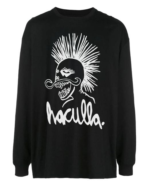Haculla Black Sweat Soho À Imprimé Graphique for men
