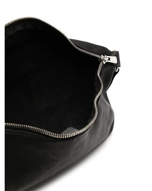 Borsa Messenger di Guidi in Black da Uomo